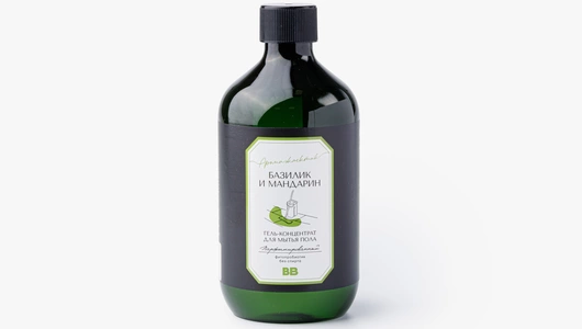 Гель-концентрат для мытья пола парфюмированный "Базилик и мандарин"