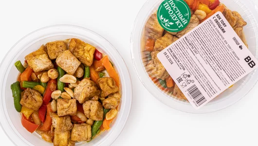 Вок тофу с&nbsp;овощами