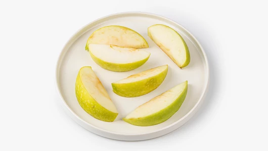 Яблоки свежие резаные