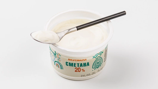 Сметана 20% Вологодская, 200 г Сметана 20% Вологодская, 200 г