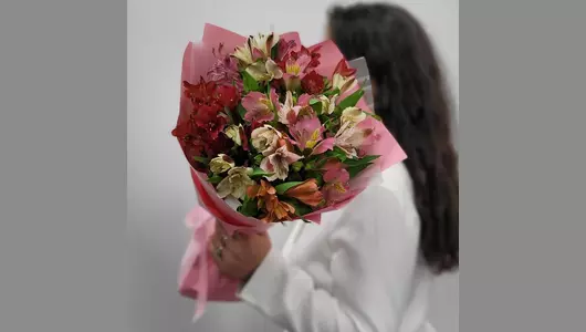 Яркий микс альсромерий "Краски" FMART by flowwow