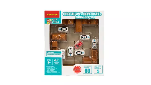 Настольная игра Bondibon Логическая Операция перехват мини-версия Настольная игра Bondibon Логическая Операция перехват мини-версия