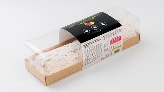 Рулет фисташковый с малиной, 470 г