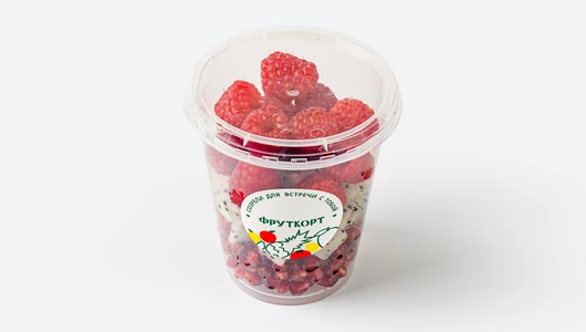 Фруктовый микс (малина, питахайя, гранат), 210 г