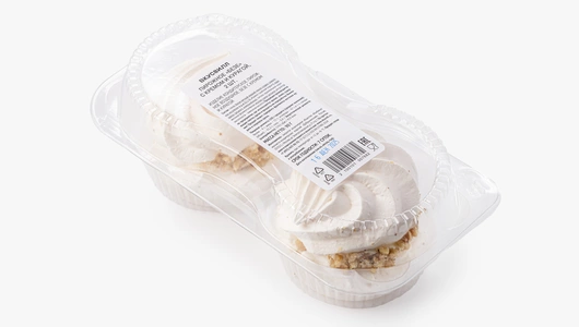 Пирожное "Безе" с&nbsp;кремом и&nbsp;курагой, 2 шт