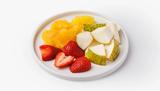 Фруктовый микс (груша, апельсин, клубника), 160 г