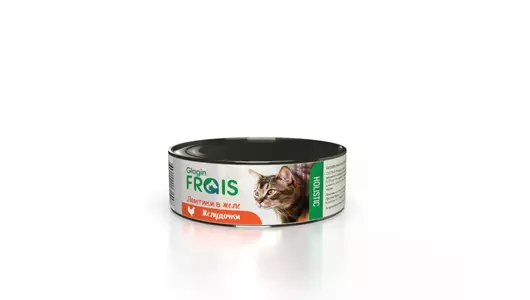 FRAIS HOLISTIC 100гр Корм для кошек ломтики в желе, желудочки