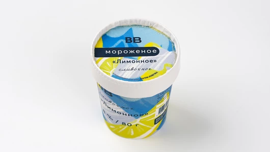 Мороженое сливочное "Лимонное"