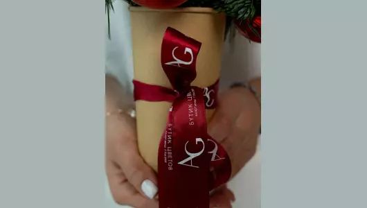 Композиция в&nbsp;коробочке, новогодняя