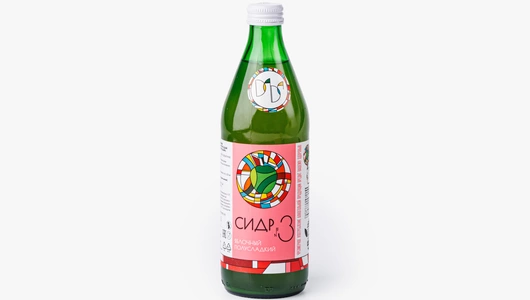 Сидр "Дальняя дача" №3 полусладкий, 500 мл
