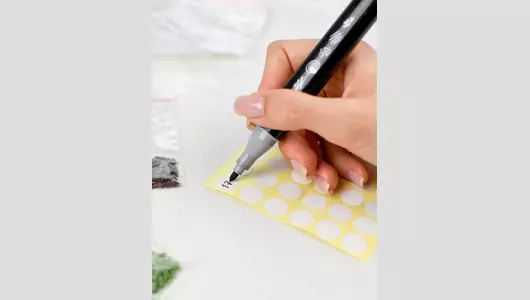 Алмазная мозаика Феникс+ Новогодний котенок 30х30 см