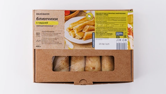 Блинчики с грушей, зам.