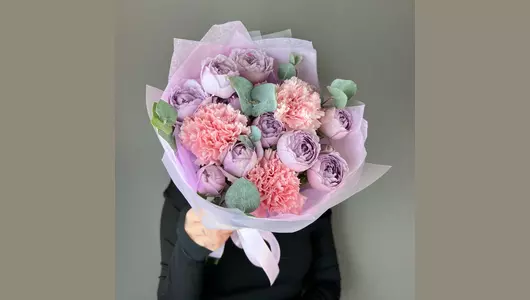 Дуо Лаванда Баблс и&nbsp;Гвоздика mini FMART by flowwow