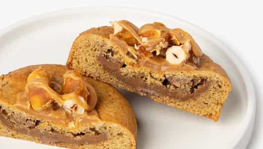 Печенье-кукис "Карамель-фундук"