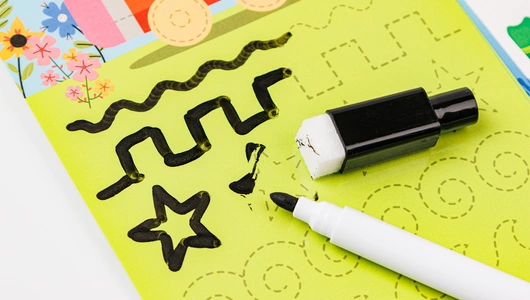 "Головоломки Пиши-стирай", с маркером