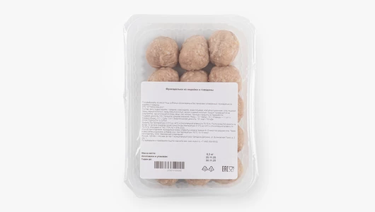 Фрикадельки из индейки и говядины