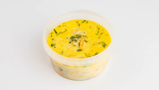 Сливочный суп с фрикадельками