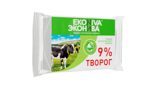 Творог ЭкоНива 9% 180 г