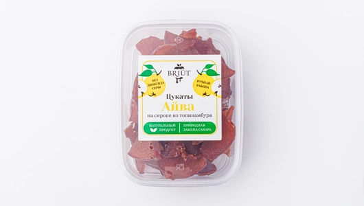 Цукаты из айвы на сиропе топинамбура, 80 г