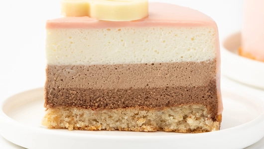 Торт муссовый "Тюльпан" шоколадный микс сырный