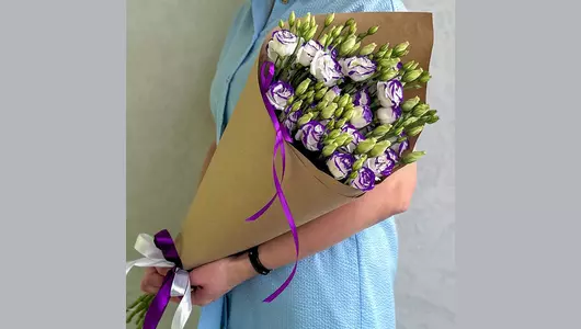 Букет «Виноград» из&nbsp;эустомы FMART by flowwow