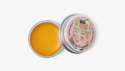 Бальзам для&nbsp;губ увлажняющий "Блин" со сгущенкой, 10 мл