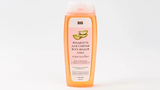 Жидкость для&nbsp;снятия всех видов лака "Кератиновая", 110 мл