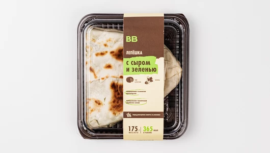 Лепешка с сыром и зеленью