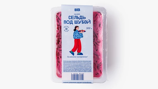 Салат сельдь под шубой, 300 г