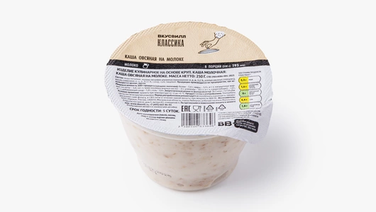 Каша овсяная на&nbsp;молоке