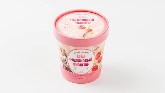 Мороженое "Малиновый чизкейк", 310 г