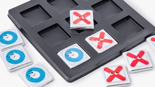 Вкусная игра из&nbsp;шоколада (крестики-нолики)