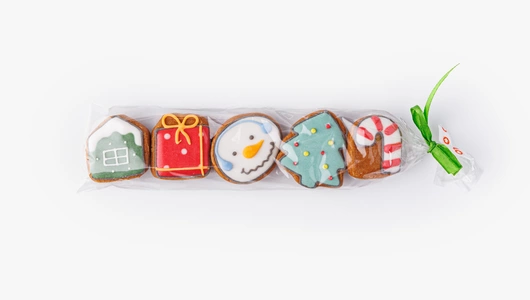 Пряники-мини имбирные "Зимняя сказка", 1 уп.