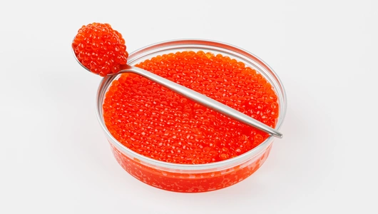 Икра нерки лососевая замороженная, 100 г Икра нерки лососевая замороженная, 100 г