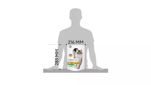 Корм сухой Perfect Fit для&nbsp;взрослых кошек при&nbsp;чувствительном пищеварении с&nbsp;индейкой 650 г
