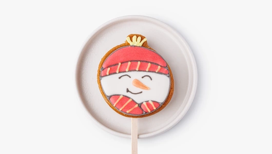 Пряник имбирный "Зимнее очарование" на палочке, 1 шт.