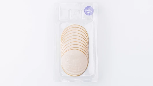 Колбаса вареная из курицы и кролика без глютена Колбаса вареная из курицы и кролика без глютена