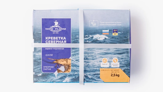 Креветки северные в/м 150+, 2,5 кг