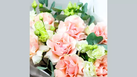 Авторский букет «Весенний сад» с&nbsp;французской розой FMART by flowwow