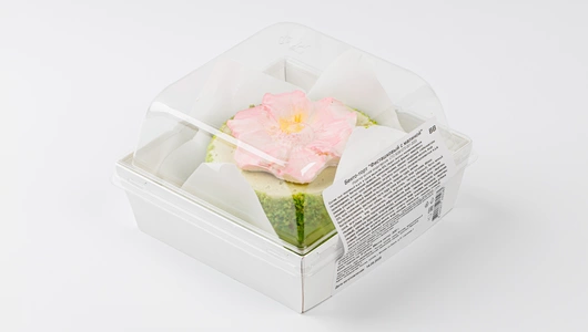 Бенто-торт "Фисташковый с малиной"