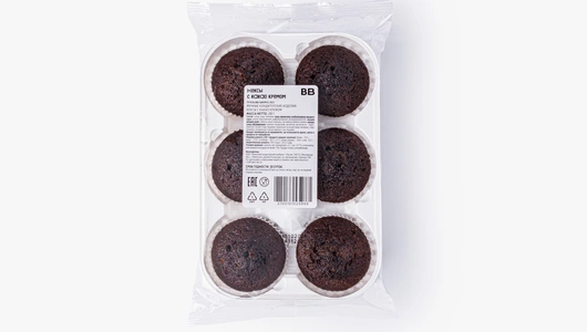 Кексы с какао кремом Кексы с какао кремом