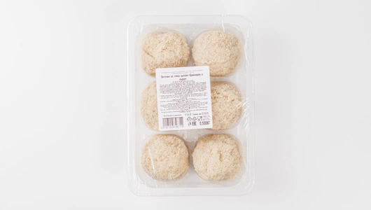 Биточки из мяса цыплят-бройлеров с сыром