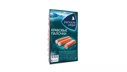 Крабовые палочки Русское море имитация охлажденные 200&nbsp;г