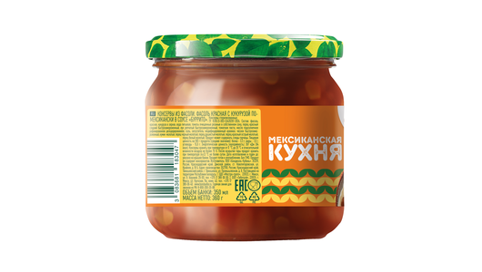 Фасоль красная Бондюэль с кукурузой по-мексикански в соусе Буррито 350 мл Фасоль красная Бондюэль с кукурузой по-мексикански в соусе Буррито 350 мл