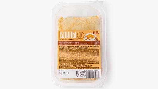 Блины с&nbsp;начинкой "Жюльен"