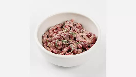 Салат из фасоли "Киркаш"