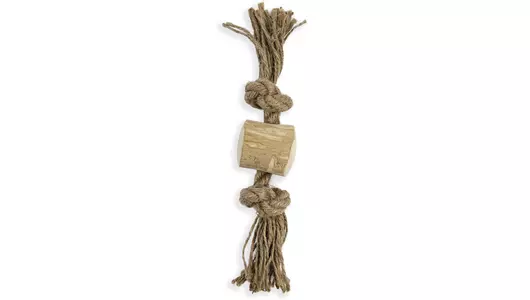 COFFEE WOOD Игрушка для собак "Бочонок на веревке", 20см, S (Вьетнам) COFFEE WOOD Игрушка для собак "Бочонок на веревке", 20см, S (Вьетнам)