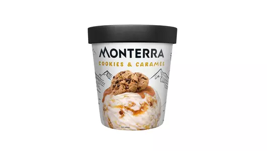Мороженое Monterra Печенье с карамелью 480 мл