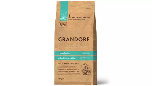 GRANDORF Med&Maxi Adult Корм сух.4вида мяса с пробиотиками д/собак средних и крупных пород 10кг GRANDORF Med&Maxi Adult Корм сух.4вида мяса с пробиотиками д/собак средних и крупных пород 10кг
