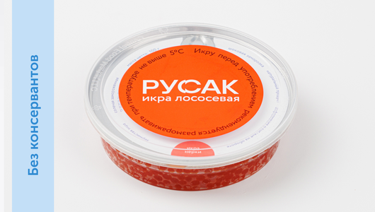 Икра нерки лососевая замороженная, 100&nbsp;г